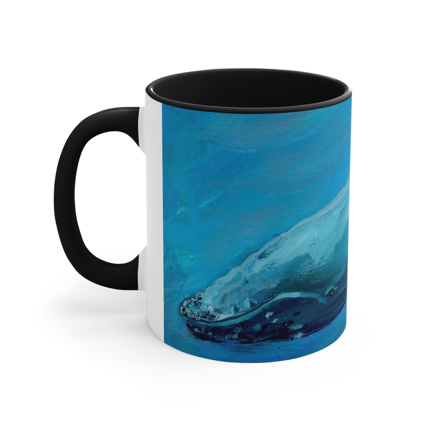 Whales Accent Coffee Mug, 11oz