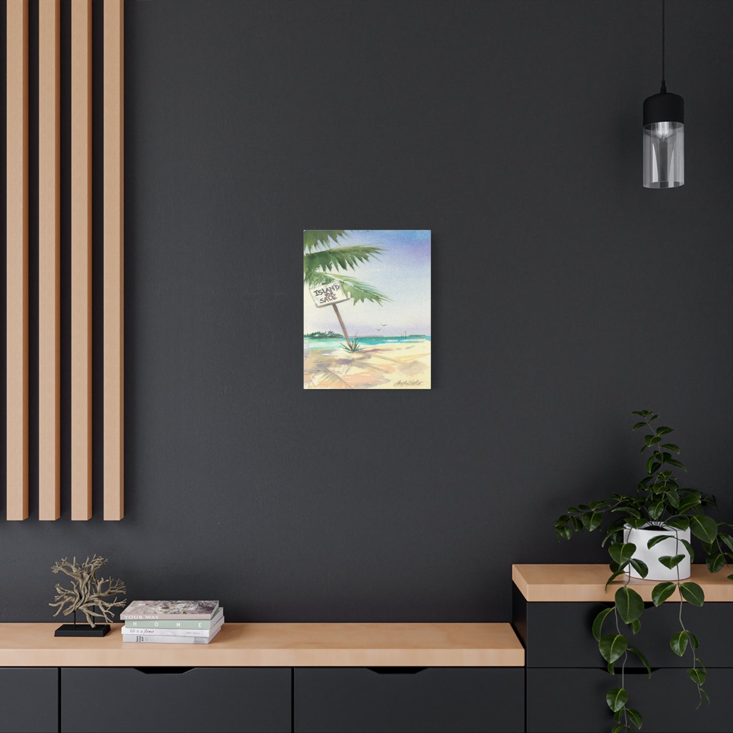 Island for Sale - Canvas