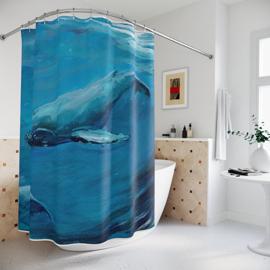 Whales Shower Curtain