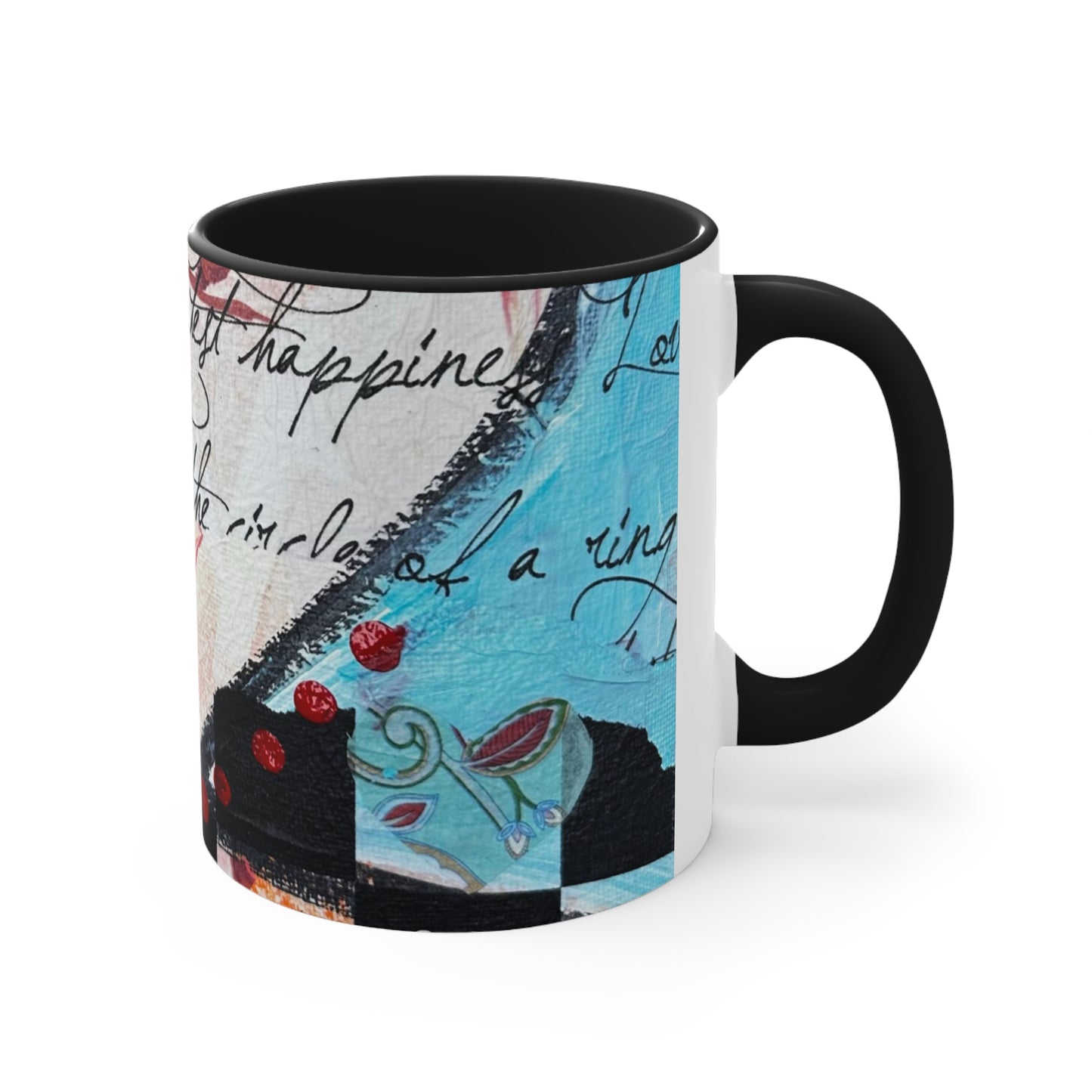 Ring of Love Accent Coffee Mug, 11oz