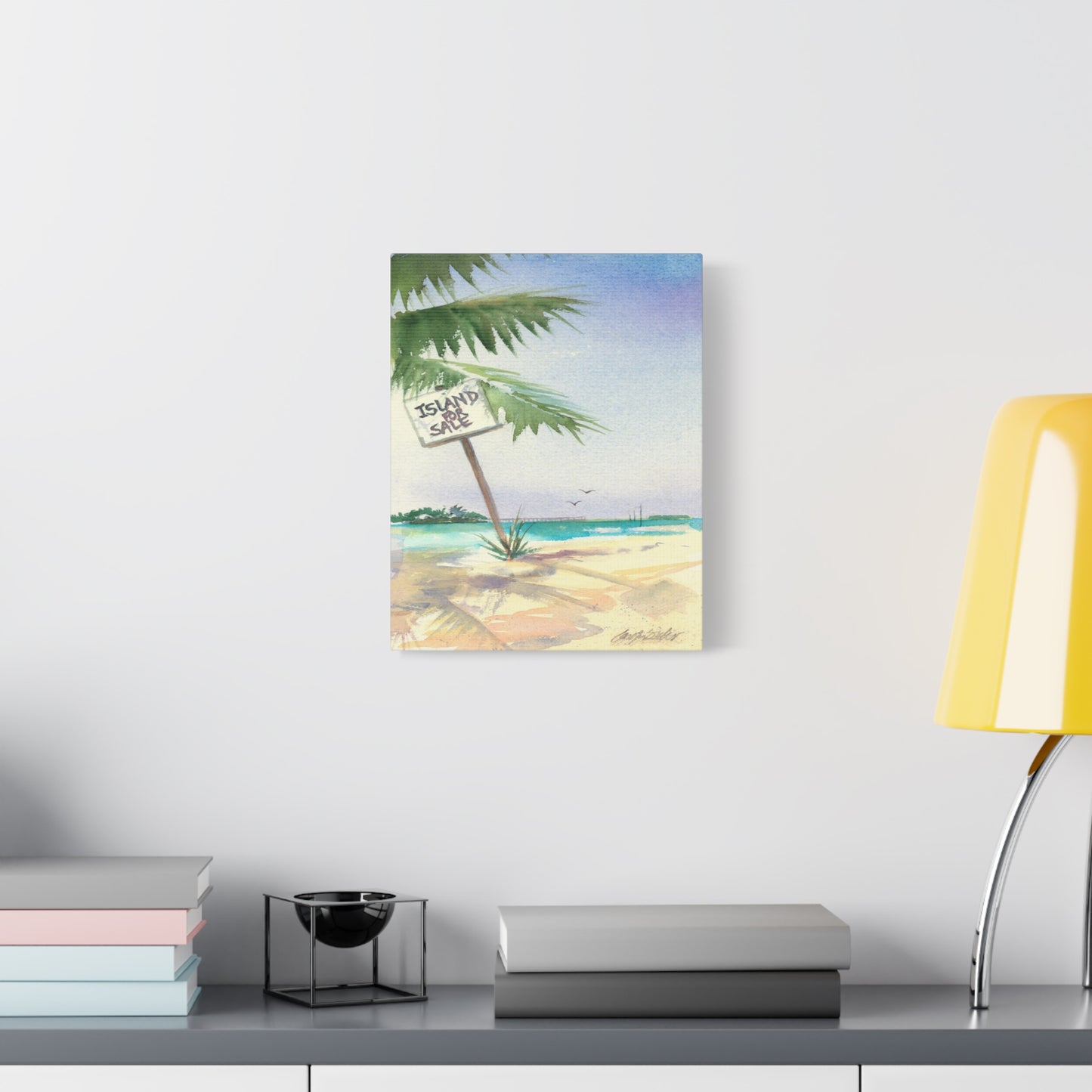 Island for Sale - Canvas