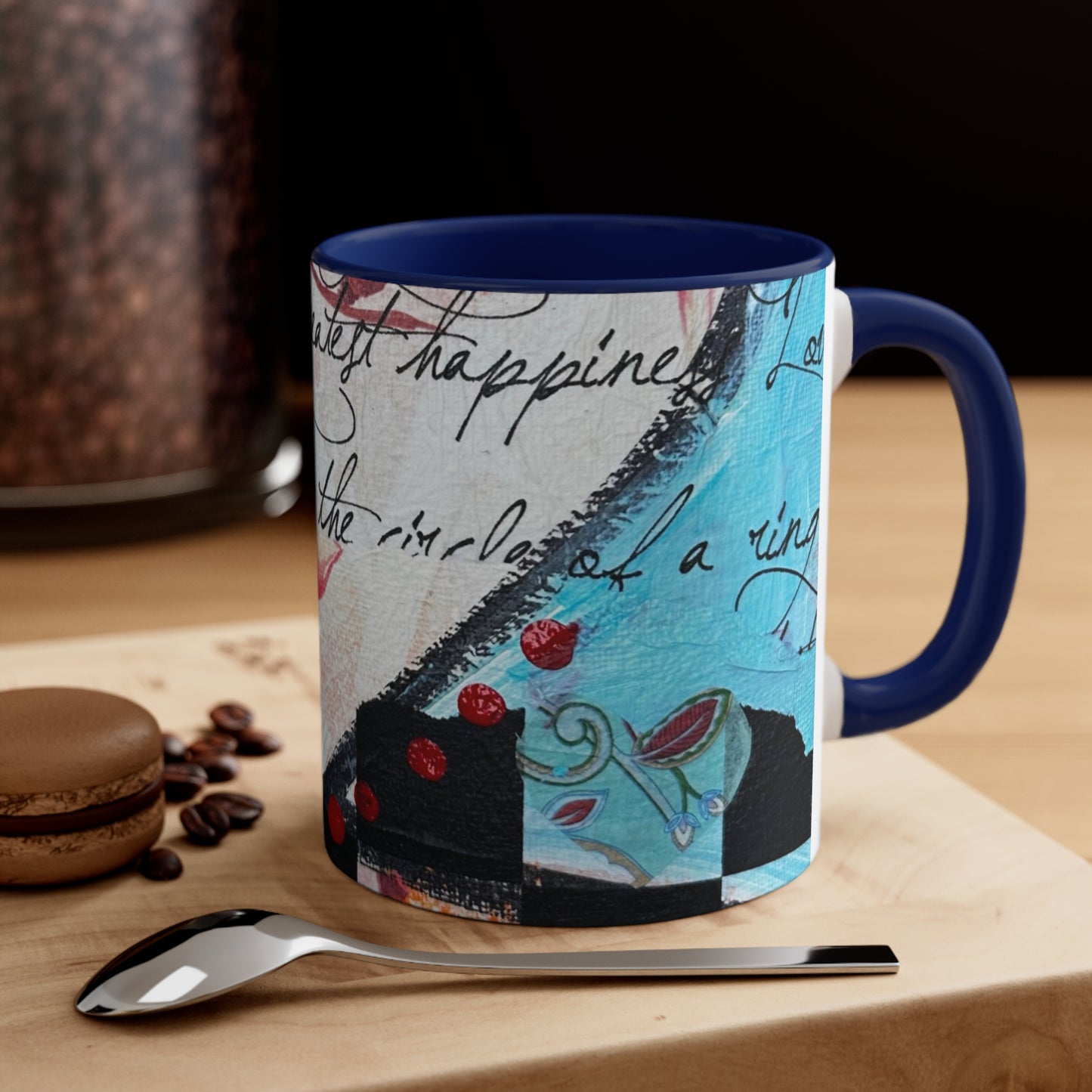 Ring of Love Accent Coffee Mug, 11oz