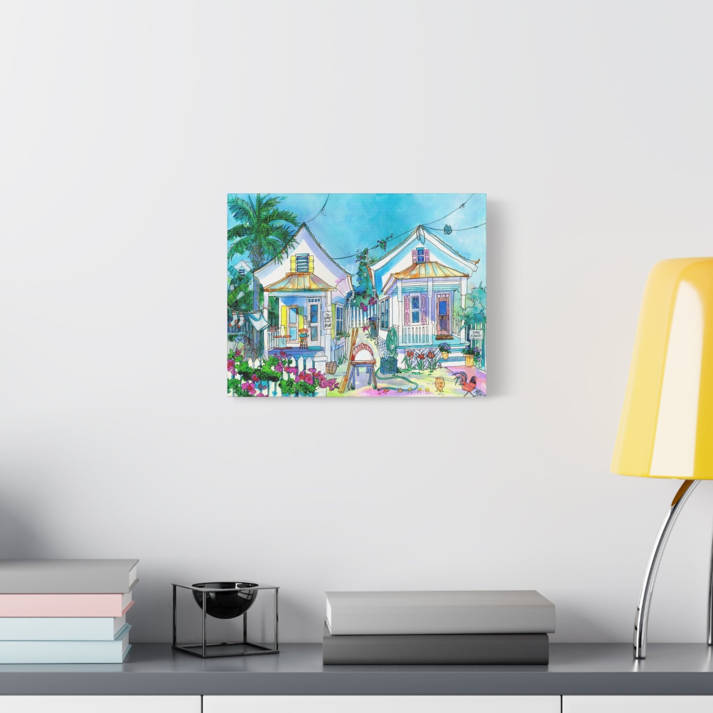 The Cat House - Canvas
