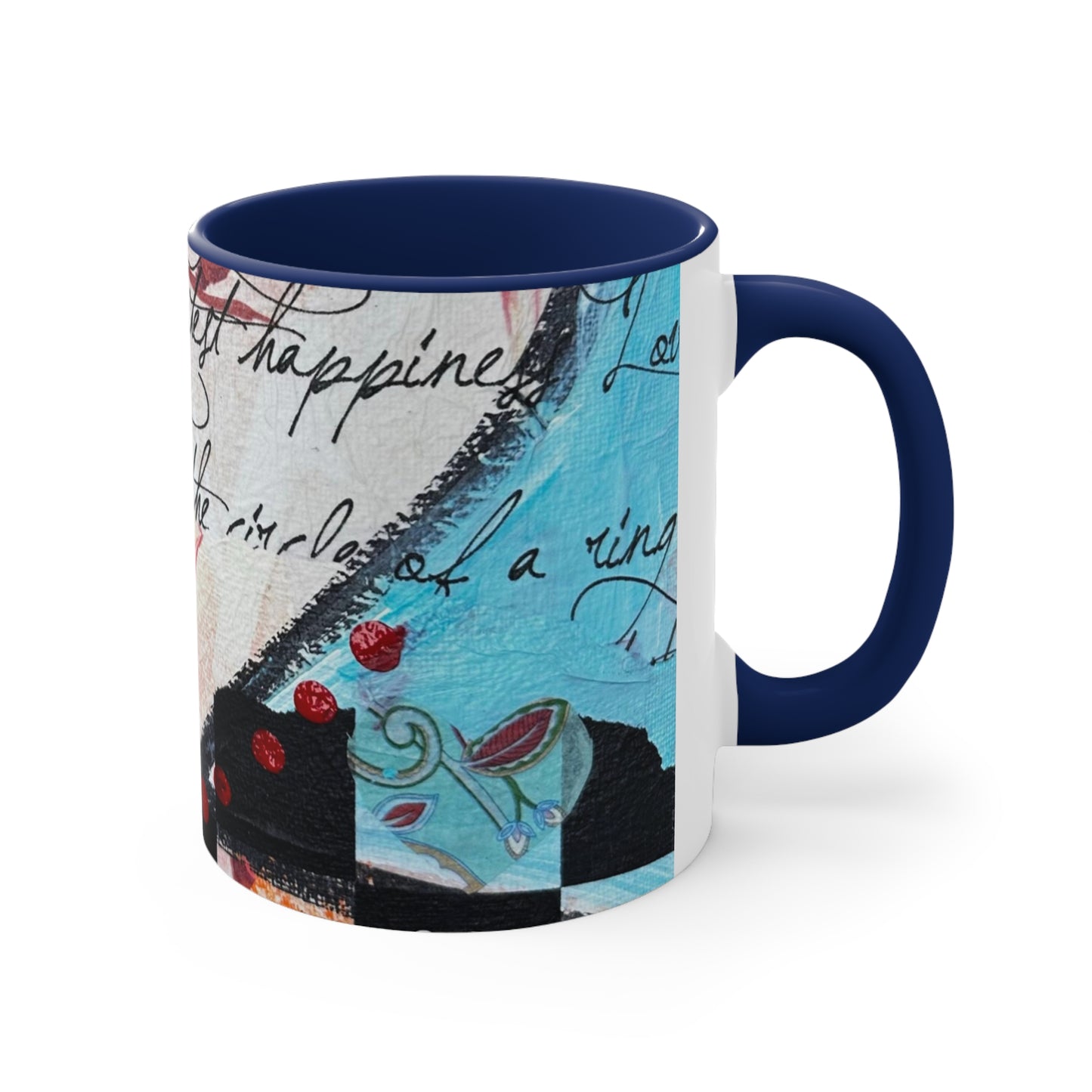 Ring of Love Accent Coffee Mug, 11oz