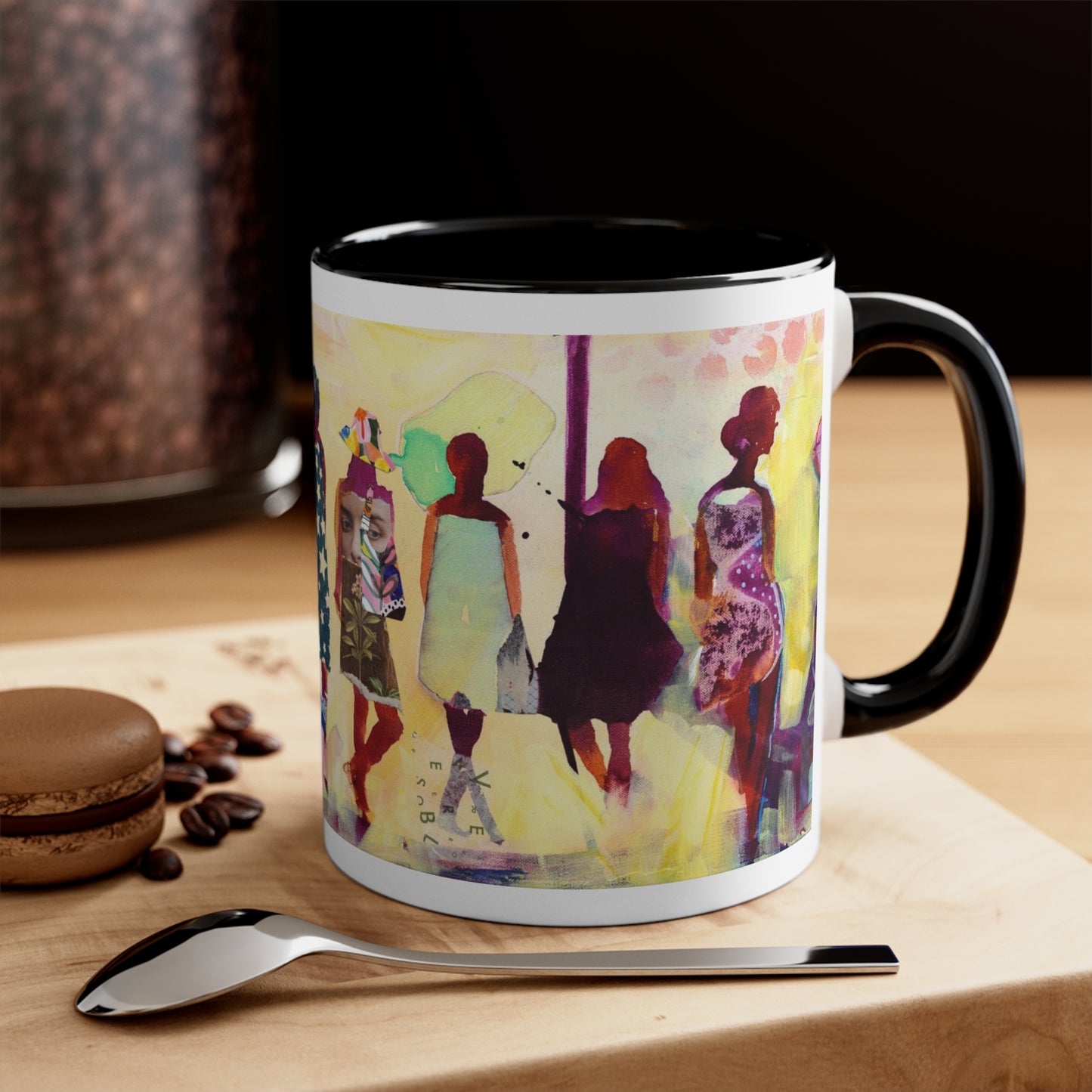 Paper Dolls Accent Coffee Mug, 11oz