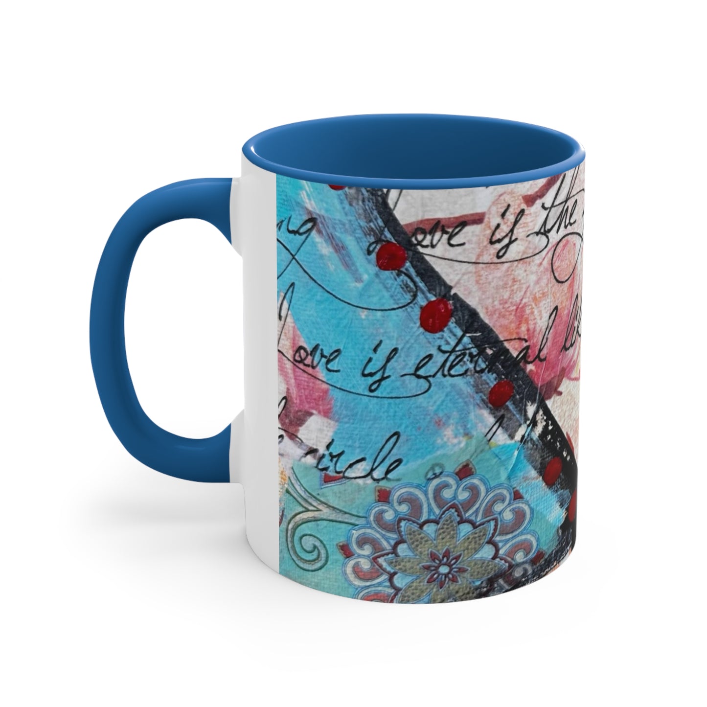 Ring of Love Accent Coffee Mug, 11oz
