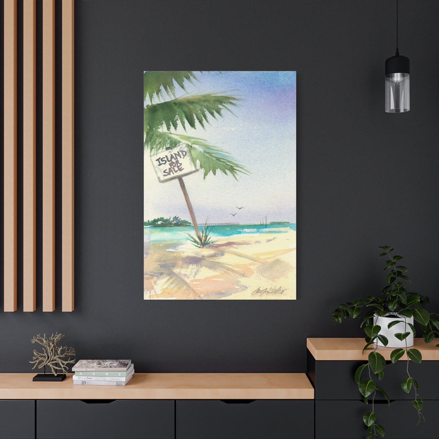 Island for Sale - Canvas