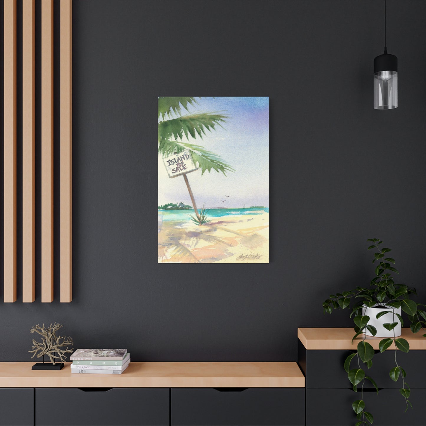 Island for Sale - Canvas