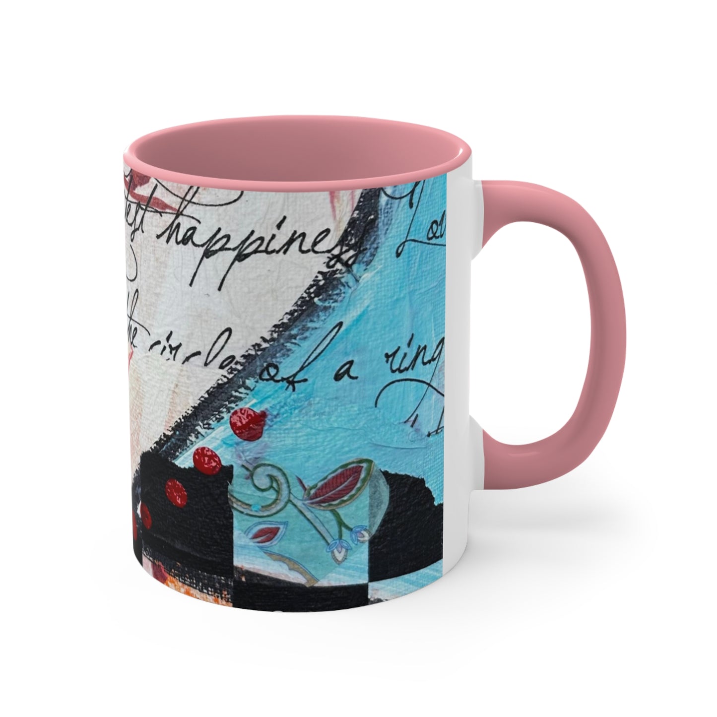 Ring of Love Accent Coffee Mug, 11oz