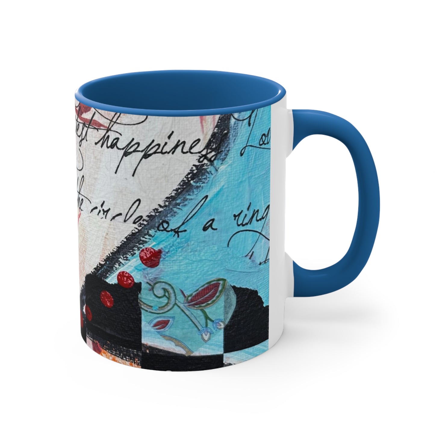 Ring of Love Accent Coffee Mug, 11oz