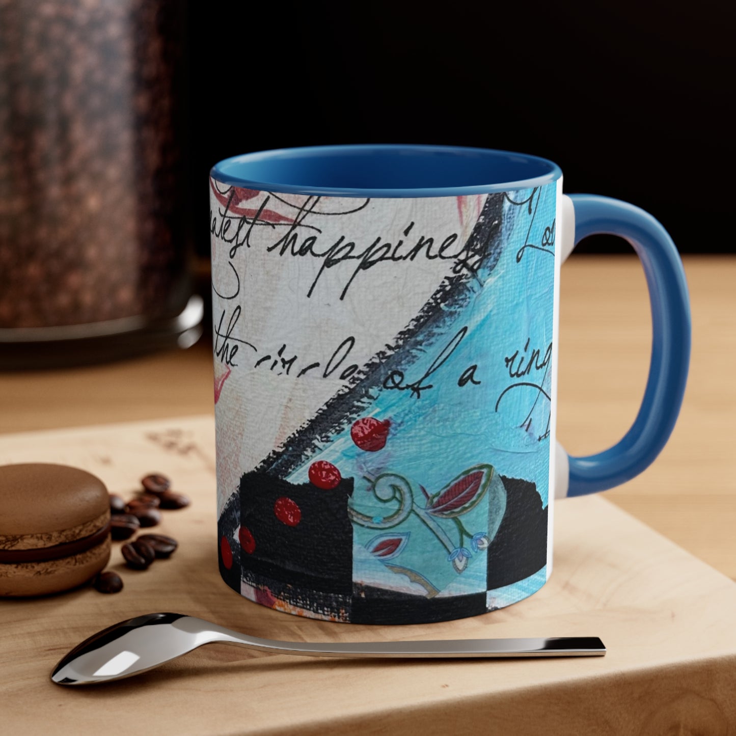 Ring of Love Accent Coffee Mug, 11oz