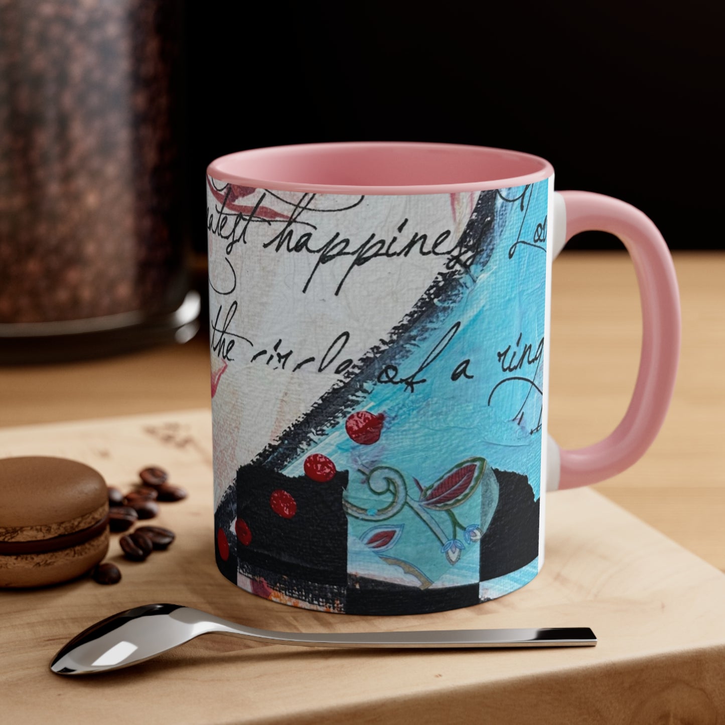 Ring of Love Accent Coffee Mug, 11oz