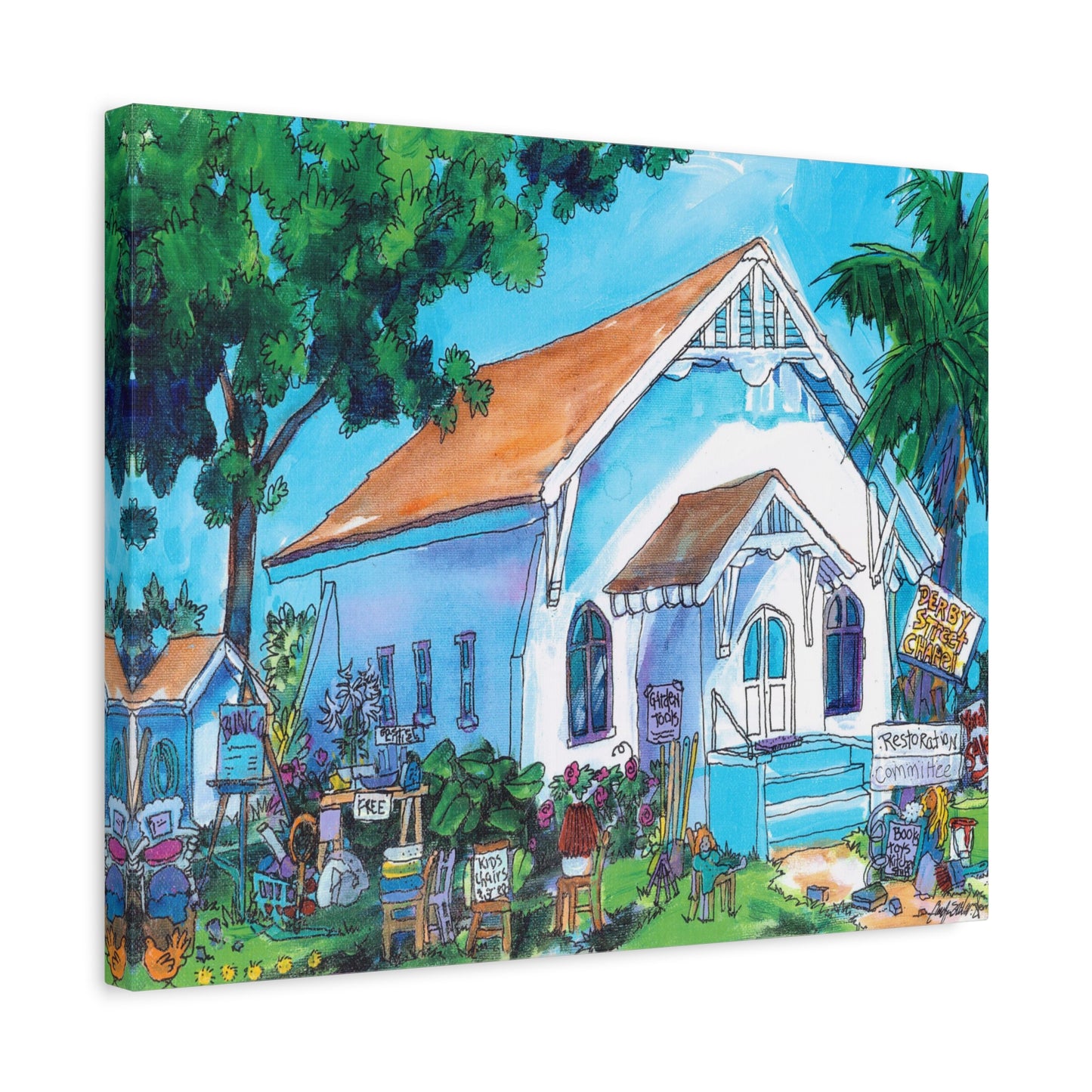 Derby St Chapel  - Canvas