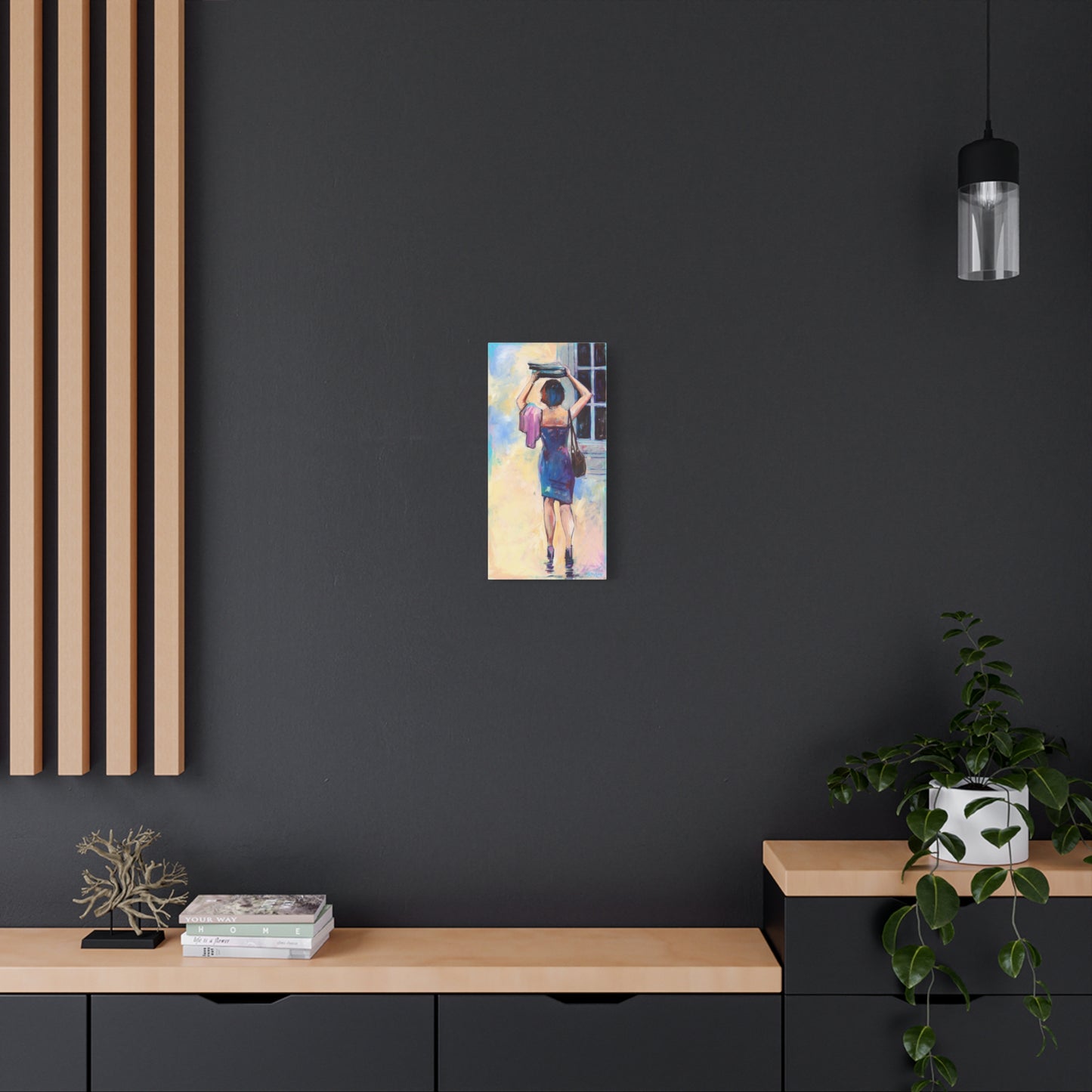 Copy of Girl in Rain - Canvas