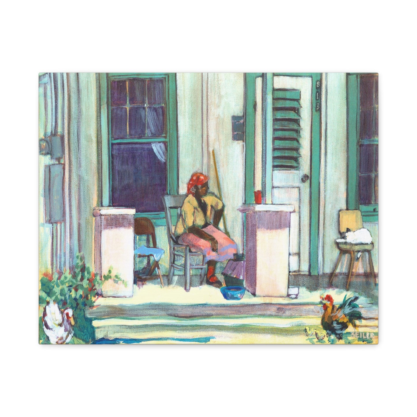 down south porch  - Canvas