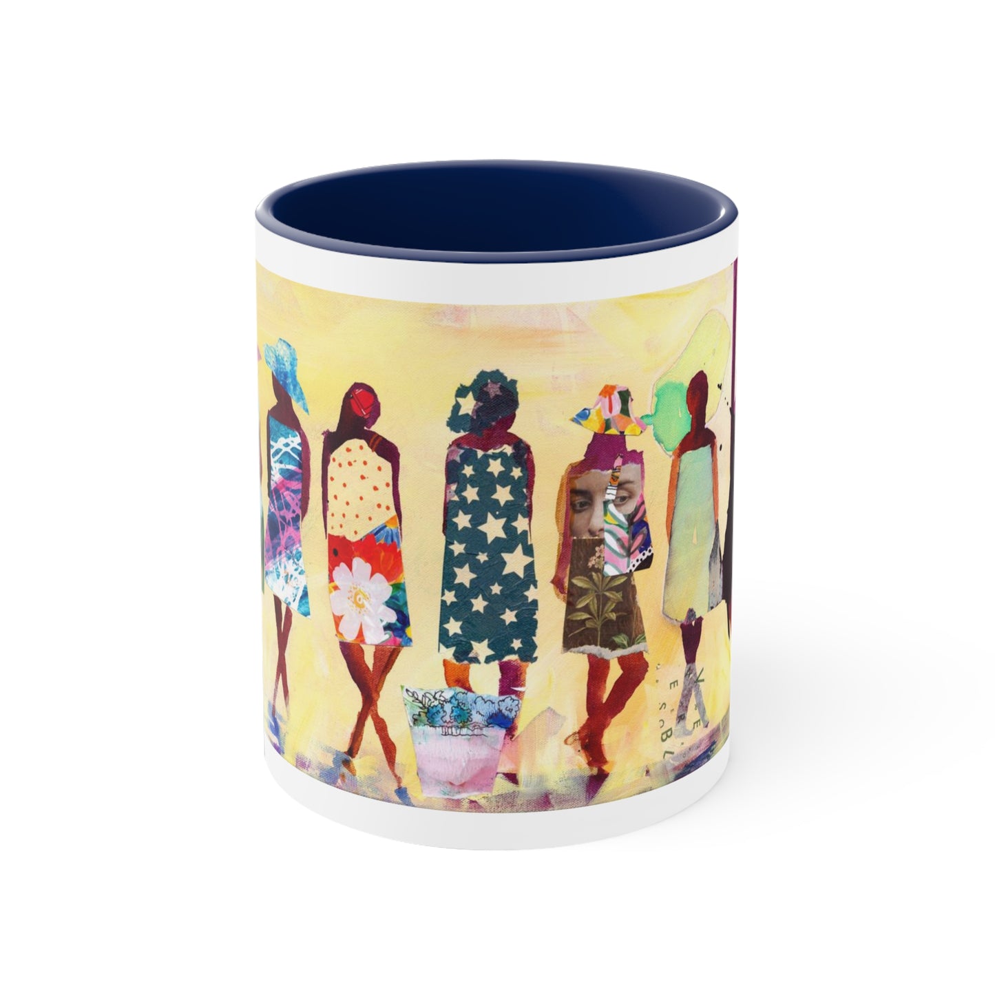 Paper Dolls Accent Coffee Mug, 11oz