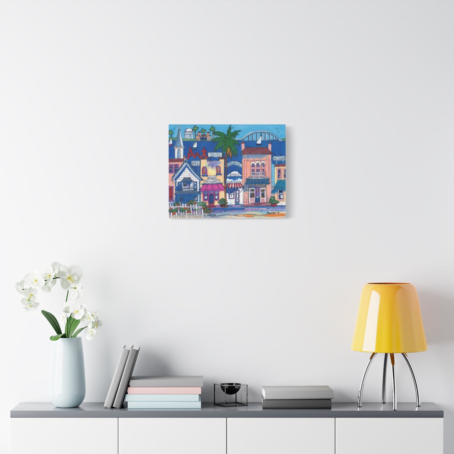 Cocoa village  - Canvas