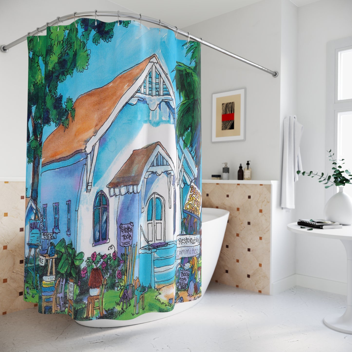 Derby St Chapel Shower Curtain