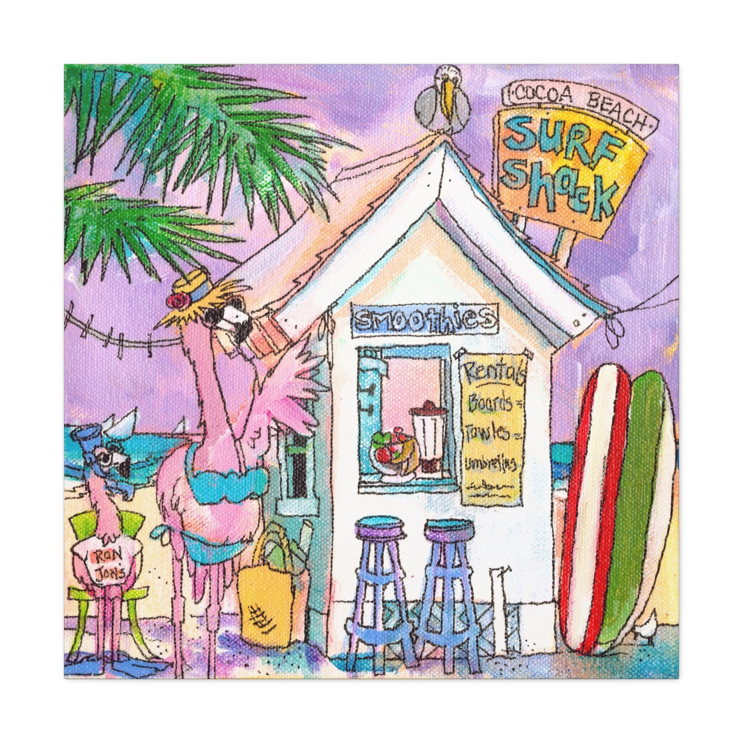 Surf Shack  - Canvas