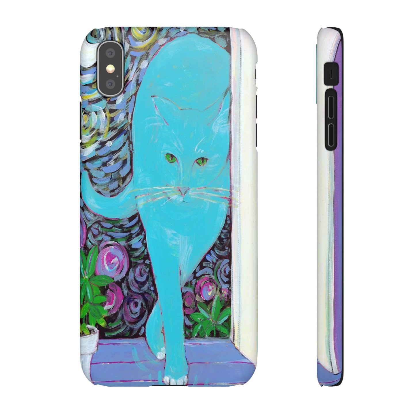 Cat Van Gogh iPhone Case