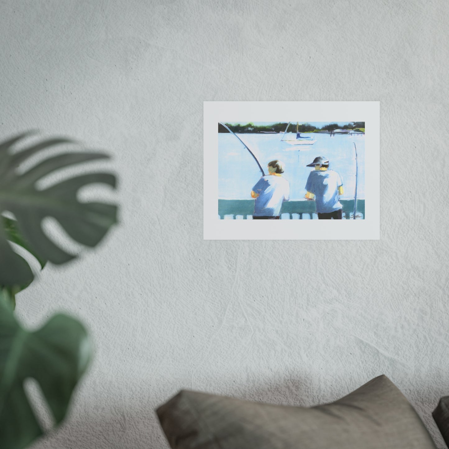 Boys Fishing - Prints - Various Sizes