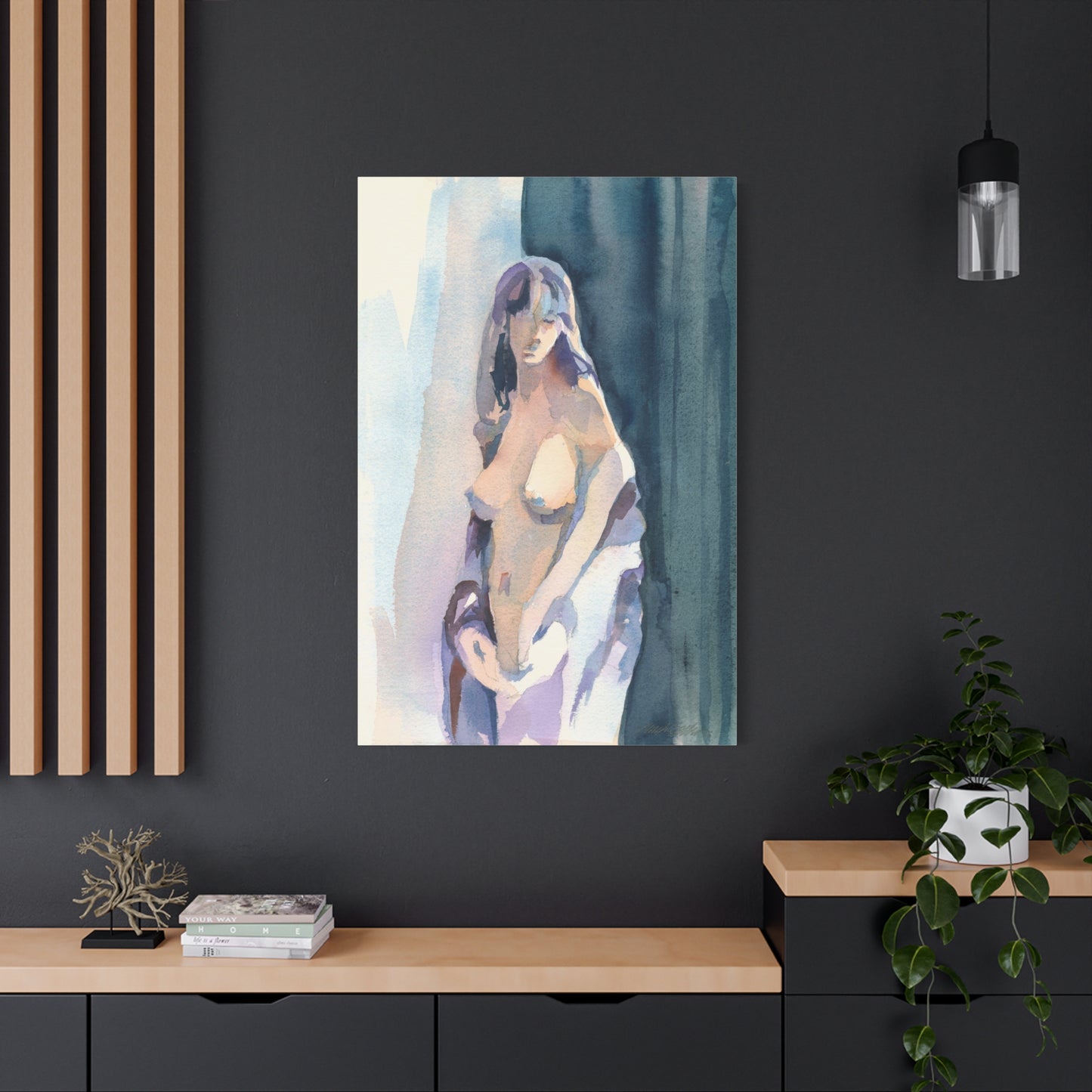 Blue Nude - Canvas
