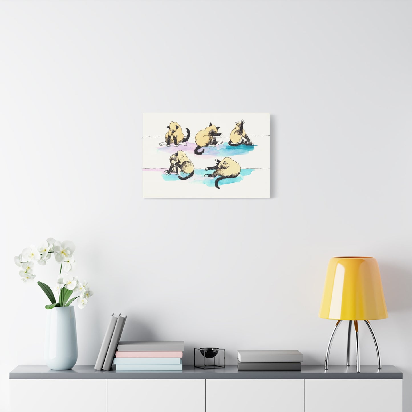 Duckling x 5  - Canvas