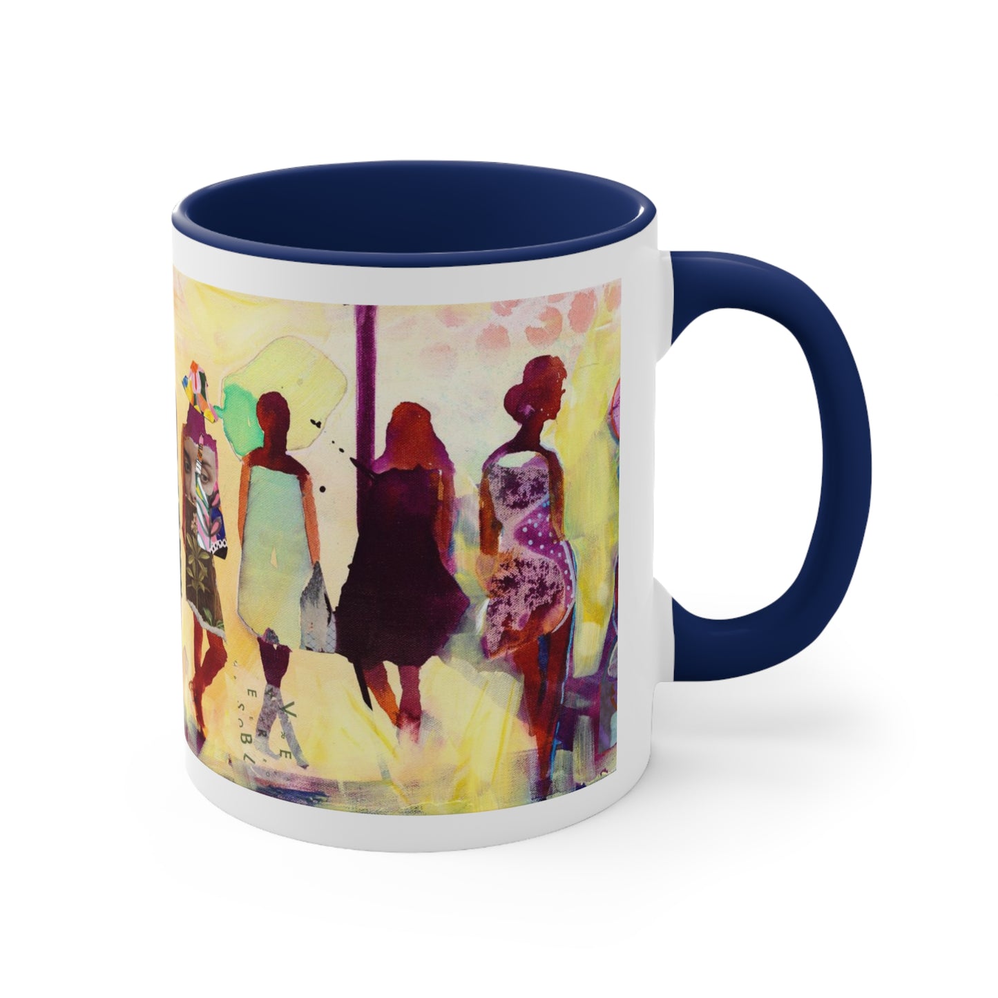 Paper Dolls Accent Coffee Mug, 11oz