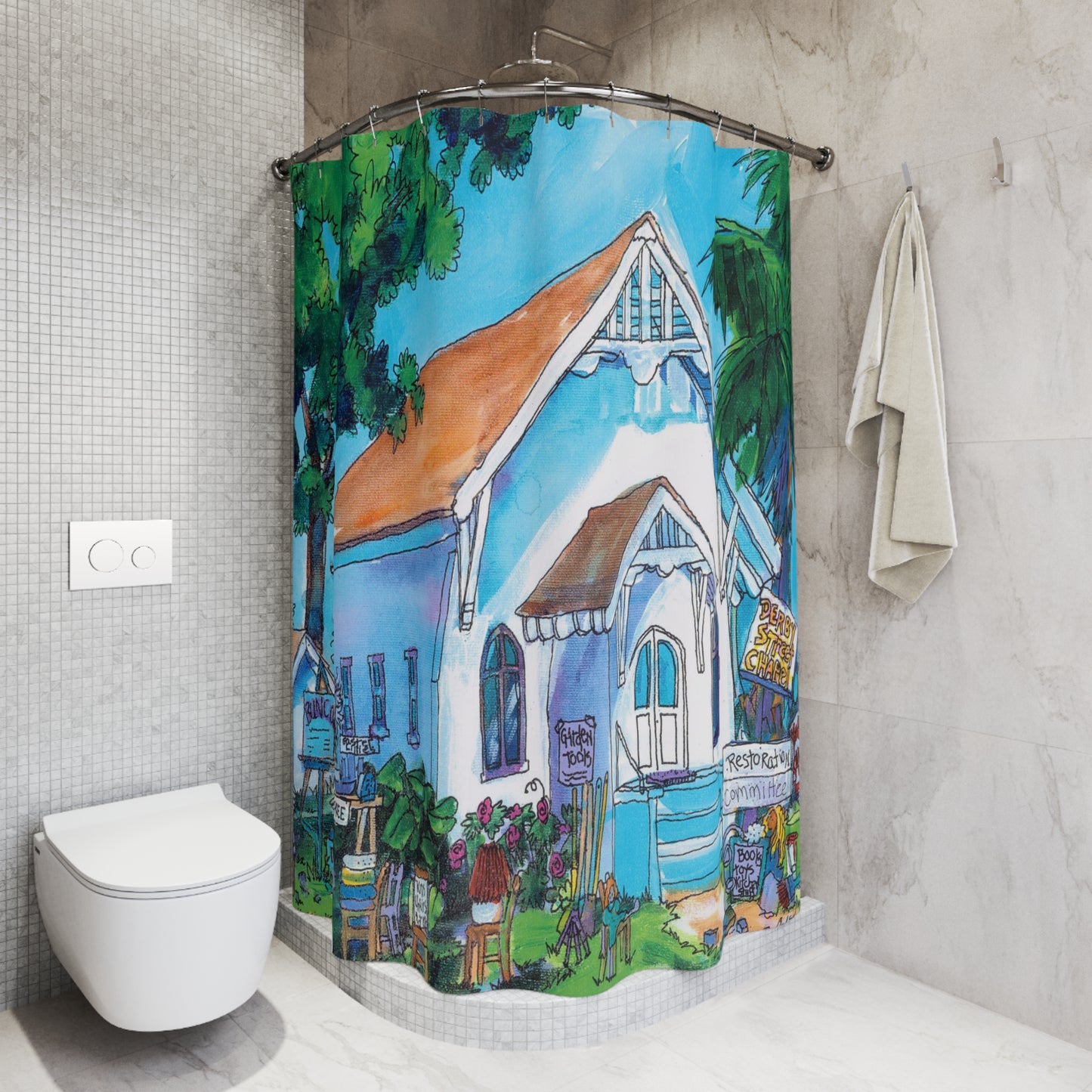 Derby St Chapel Shower Curtain