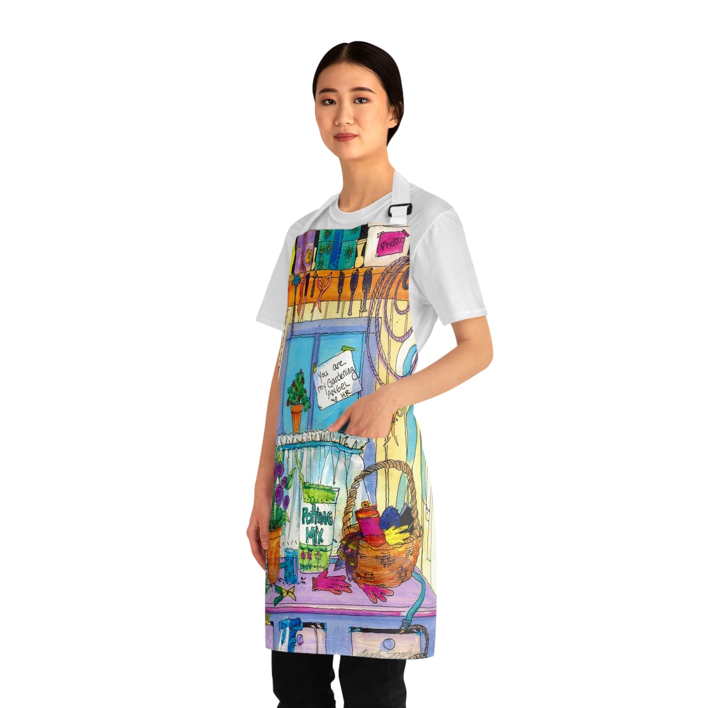 Gardening Angel Apron