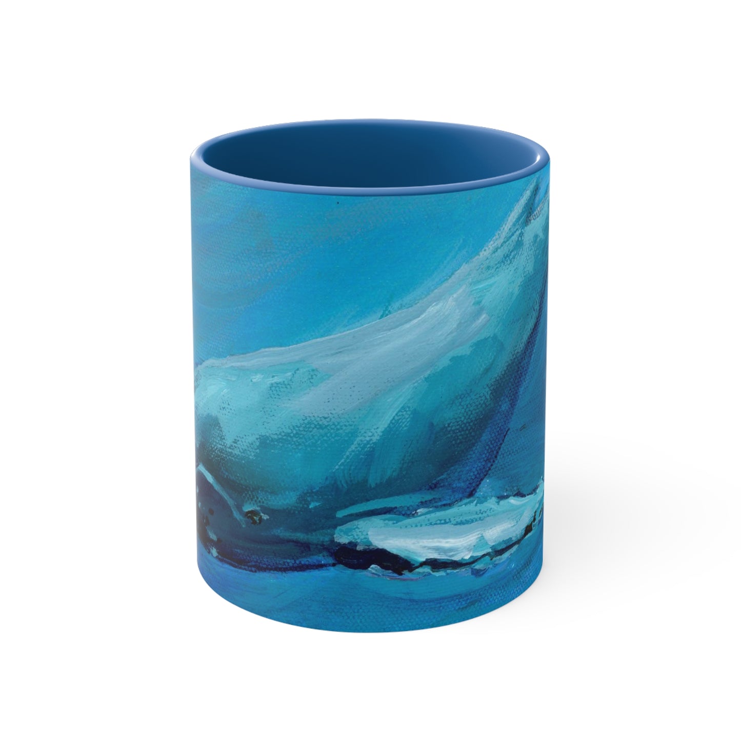 Whales Accent Coffee Mug, 11oz