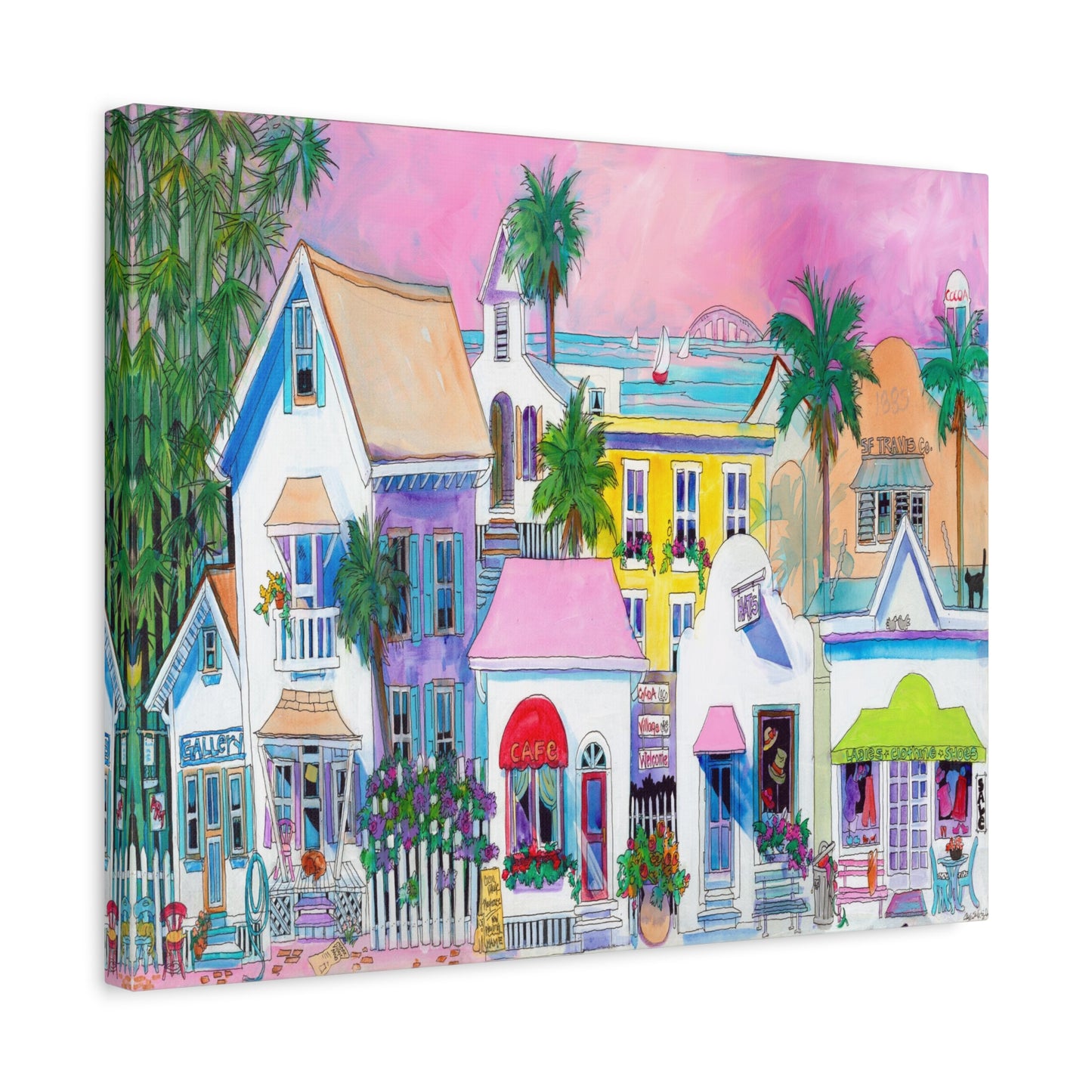 cocoa village - Canvas