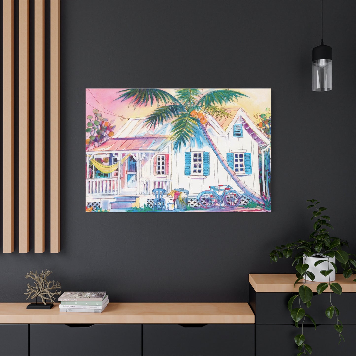 hammock on porch  - Canvas