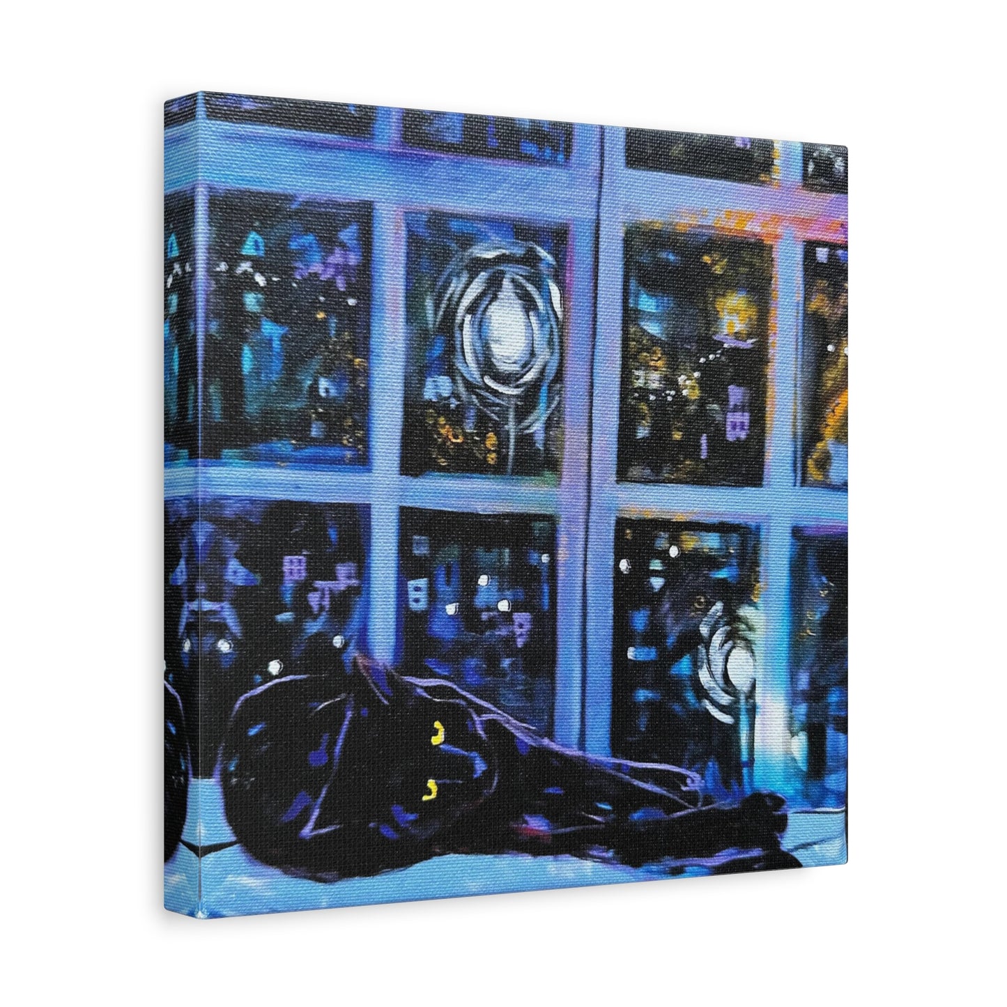 Kitty in Window - Canvas