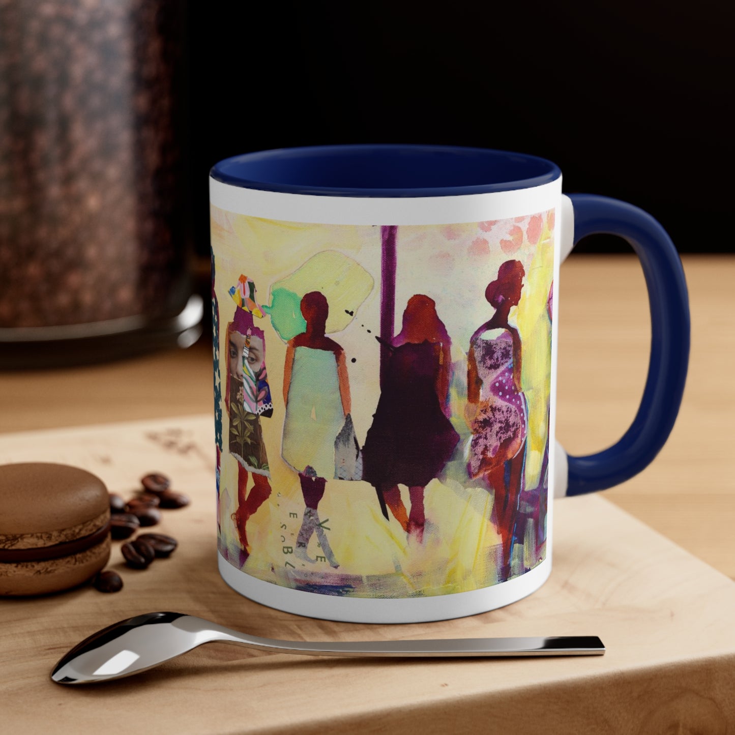 Paper Dolls Accent Coffee Mug, 11oz