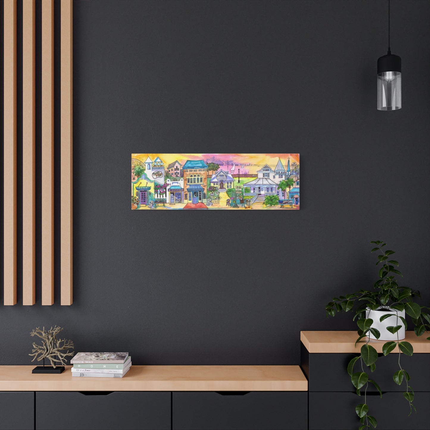 Cocoa Village Sunset  - Canvas