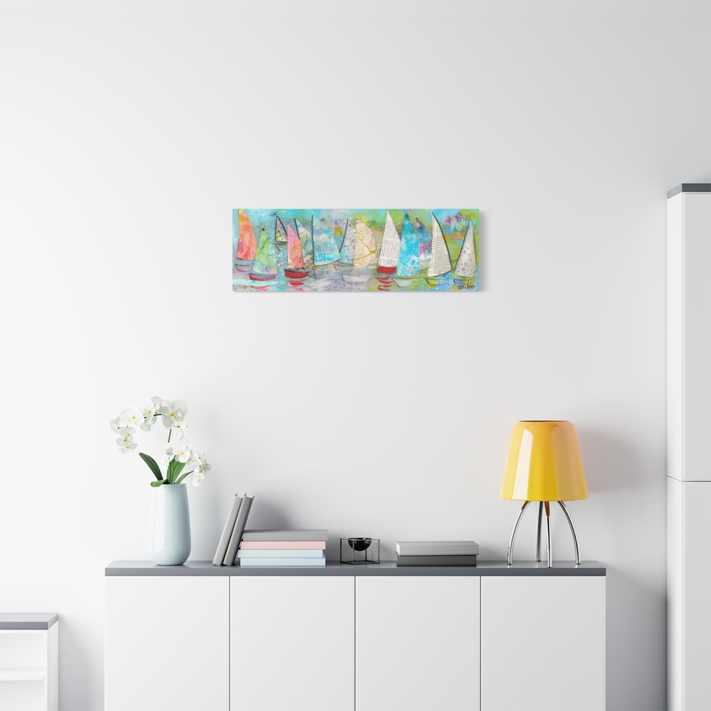 A Boat Race  - Canvas