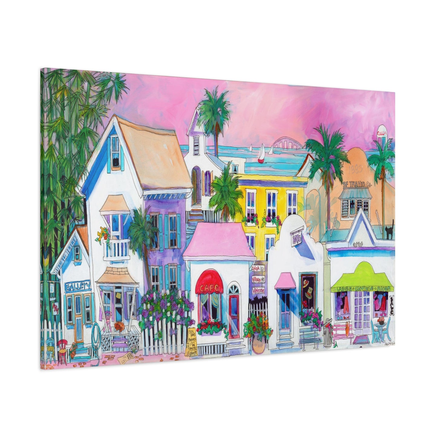 cocoa village - Canvas