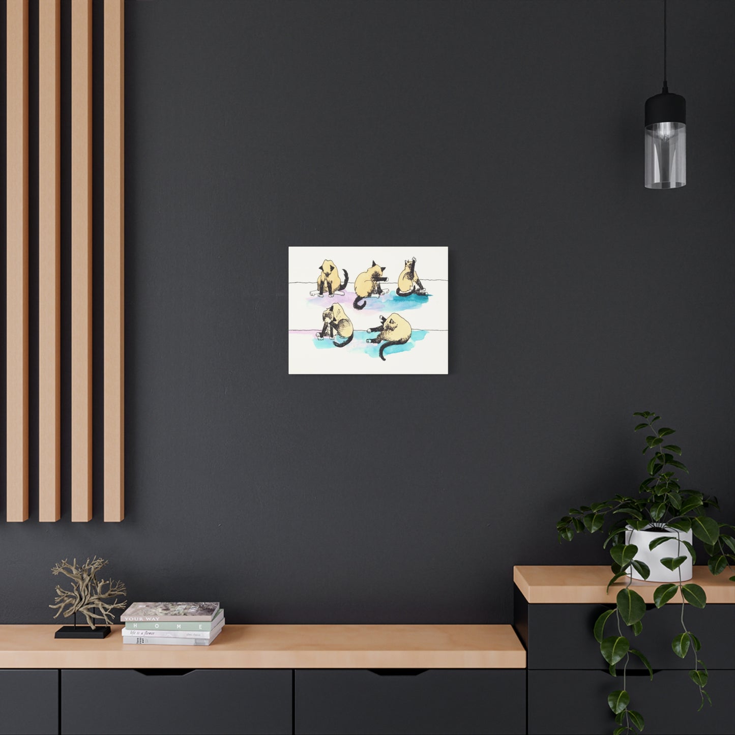 Duckling x 5  - Canvas