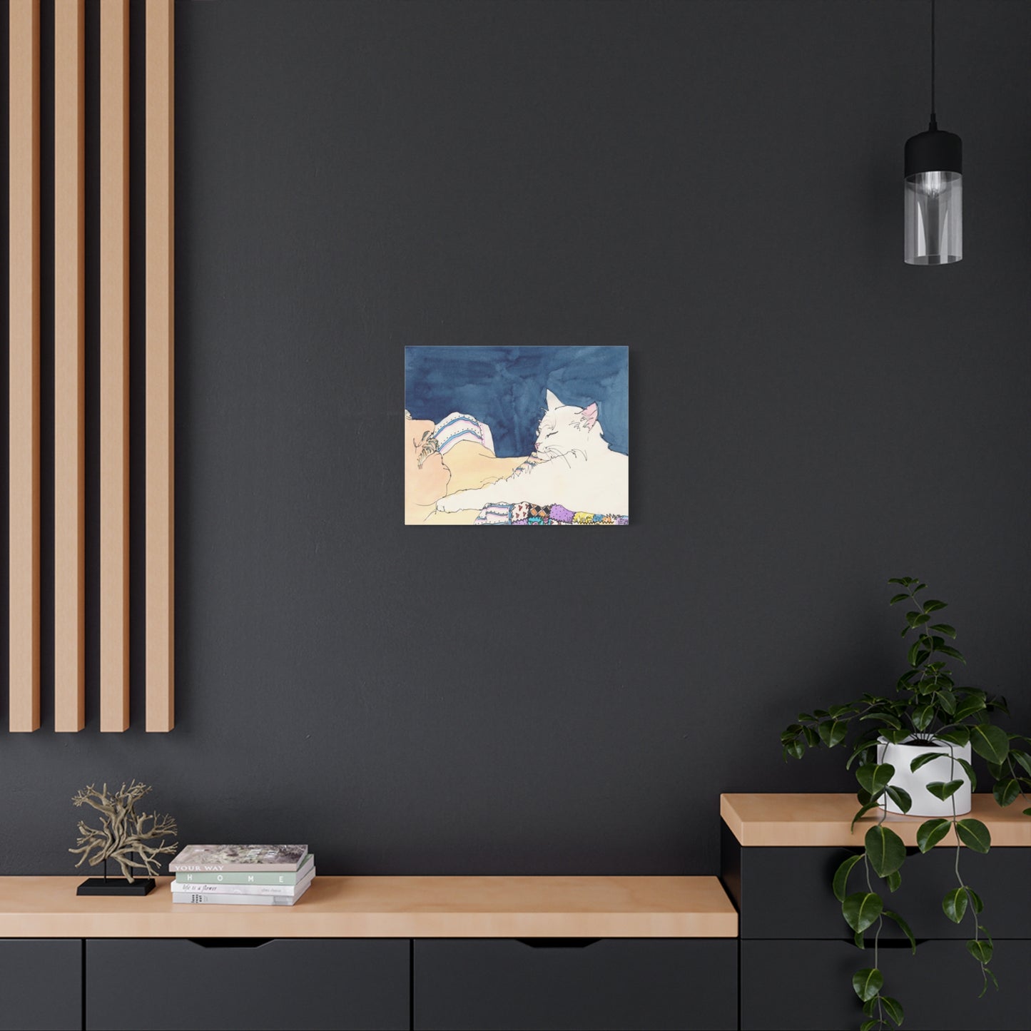 Lucy Loves Greg  - Canvas