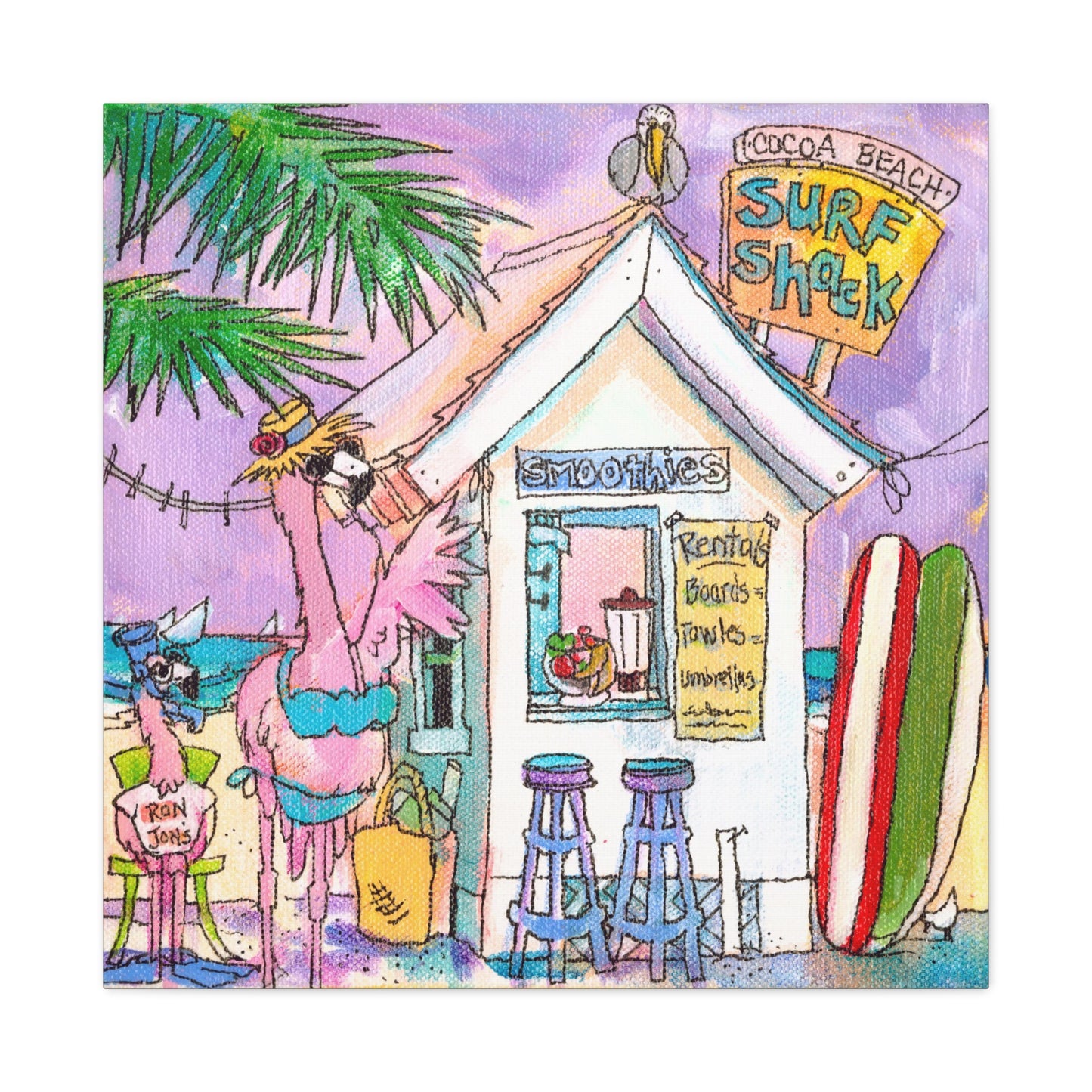 Surf Shack  - Canvas
