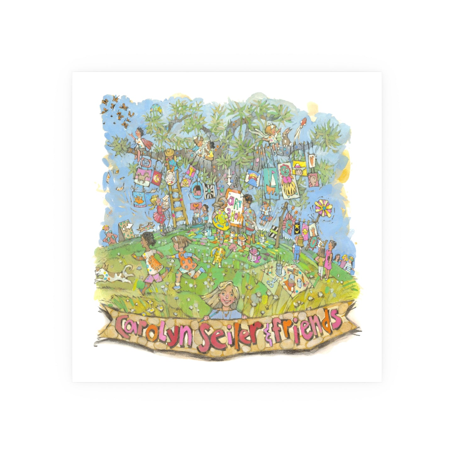 Art Show in Oak Tree - Prints - Various Sizes