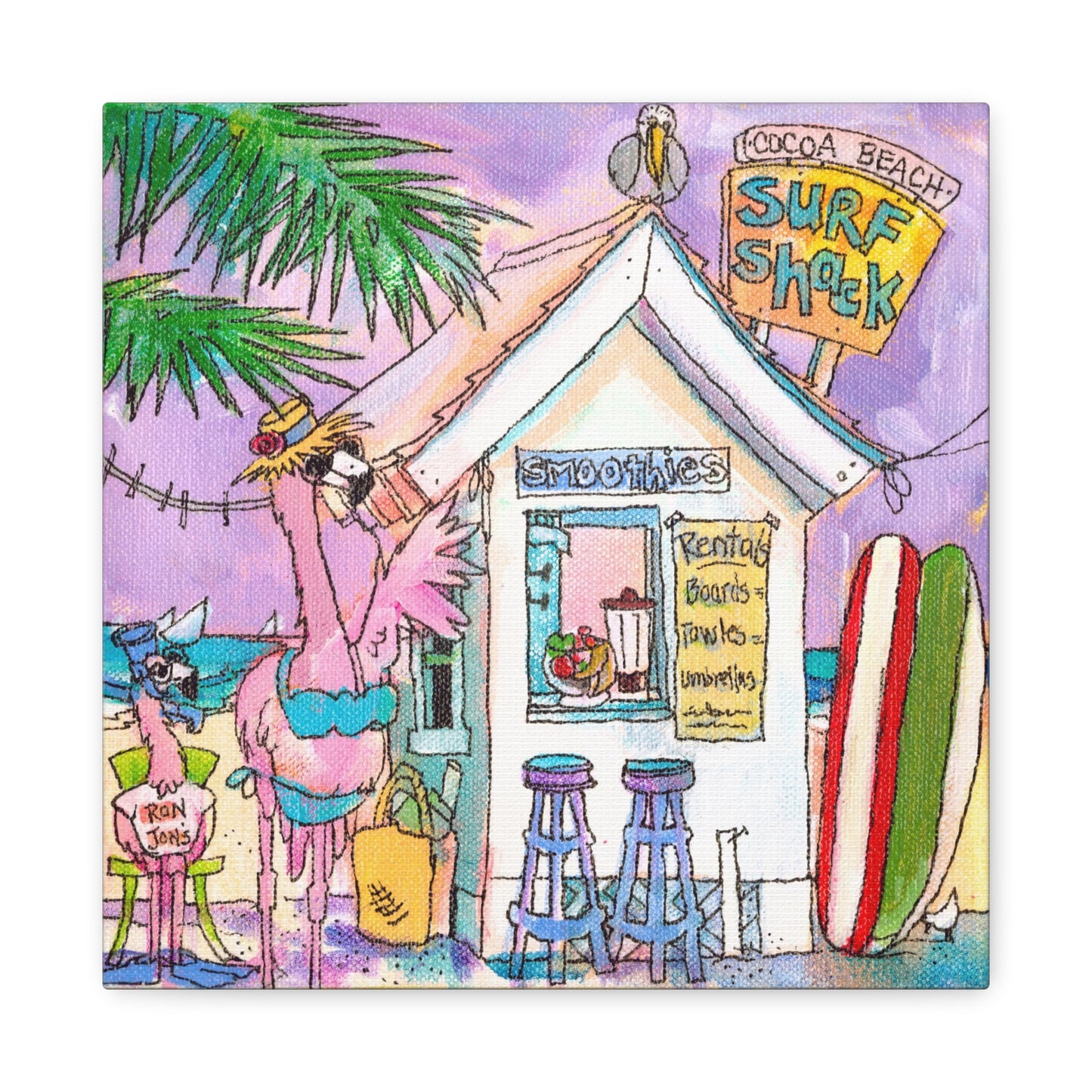Surf Shack  - Canvas