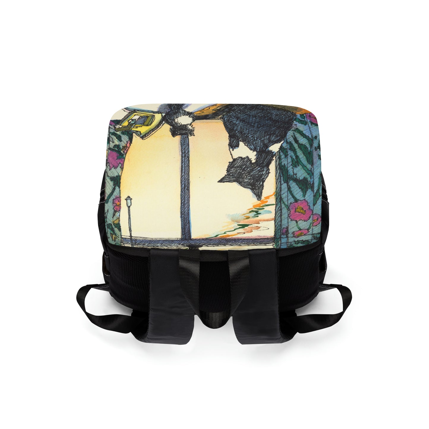 Tropical Kitties Casual Shoulder Backpack