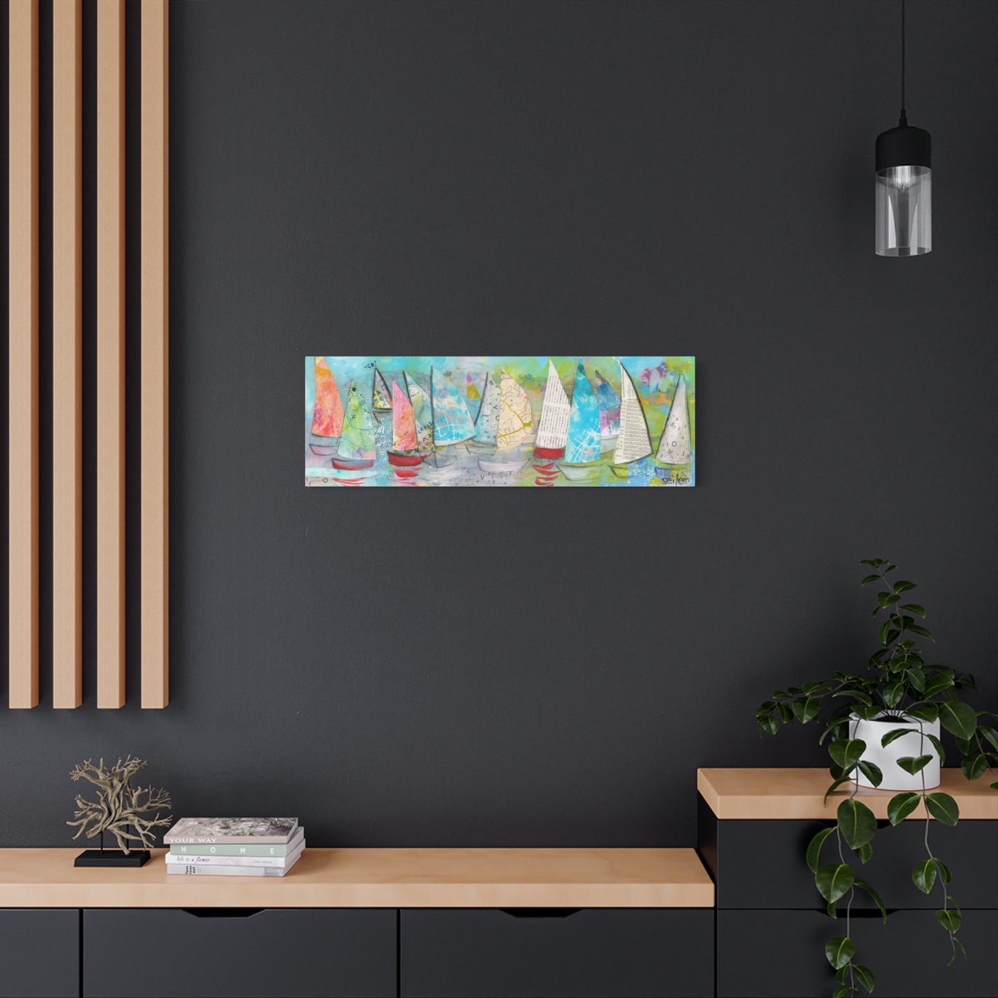 A Boat Race  - Canvas