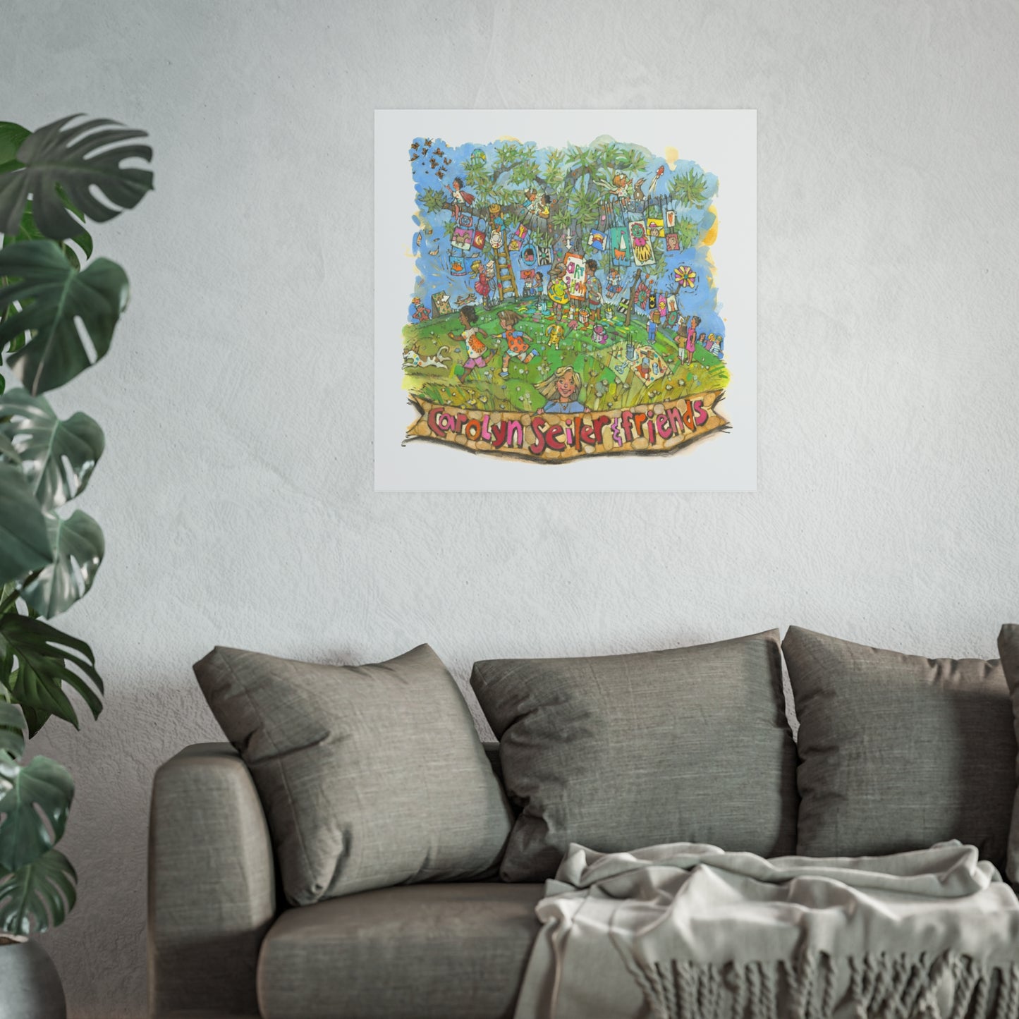 Art Show in Oak Tree - Prints - Various Sizes