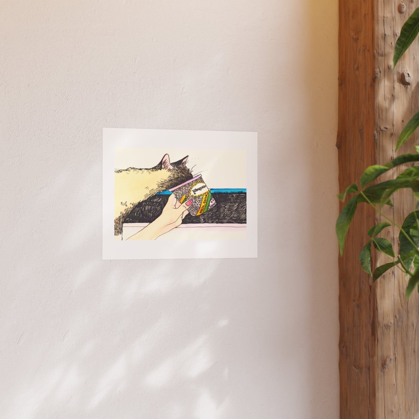 Ice Cream Kitty - Prints - Various Sizes
