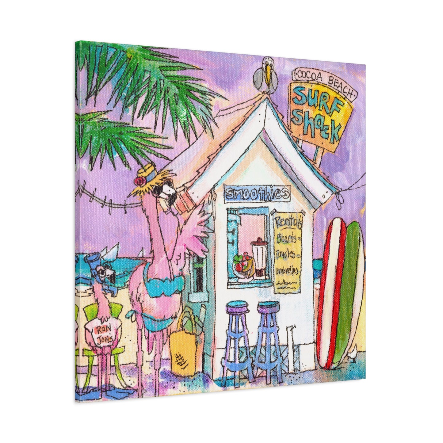 Surf Shack  - Canvas