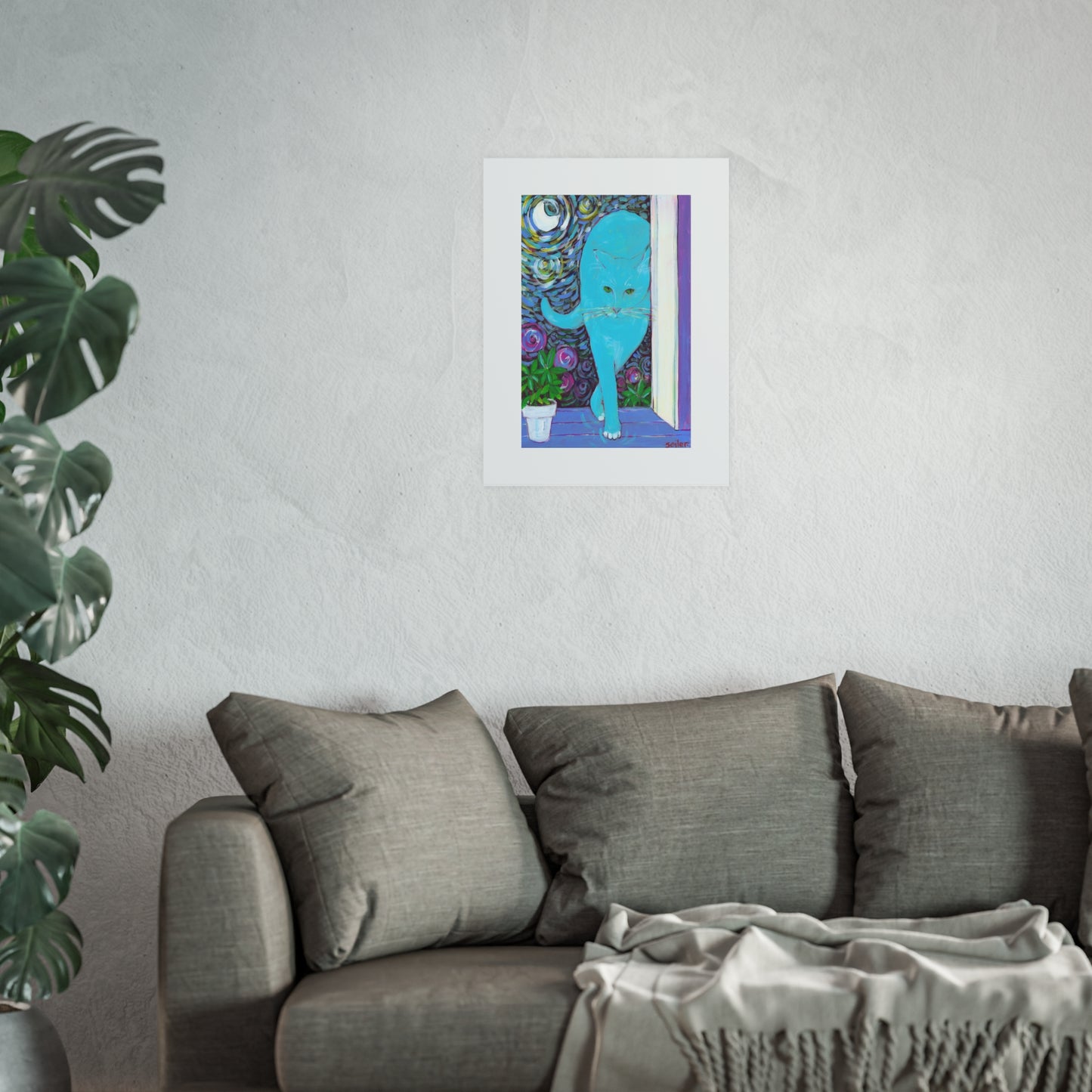 Cat Van Gogh - Prints - Various Sizes