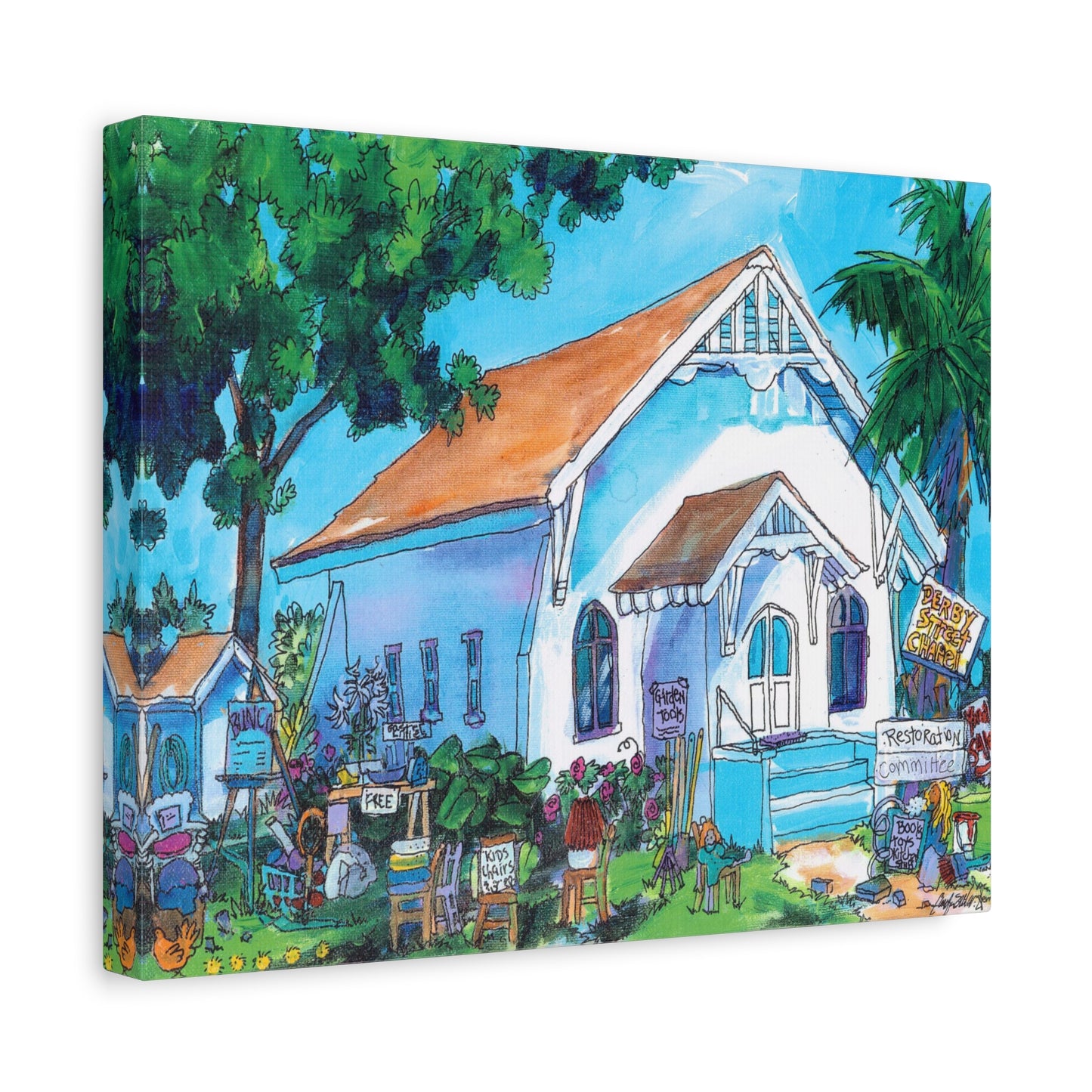 Derby St Chapel  - Canvas